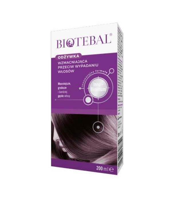 BIOTEBAL Odżywka przeciw wypadaniu włosów, 200 ml,  cena, opinie, właściwości