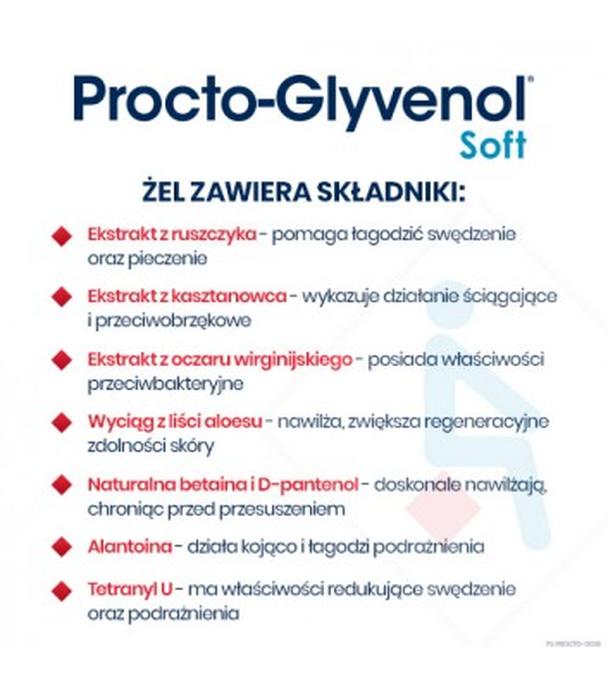 PROCTO-GLYVENOL SOFT Żel do higieny intymnej z ruszczykiem dla osób z hemoroidami - 180 ml