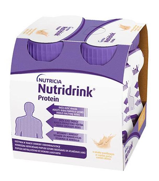 Nutridrink Protein, napój o smaku wanilia, 4 x 125 ml