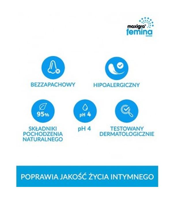 Maxigra Femina - nawilżający żel poprawiający jakość życia intymnego - 75 ml