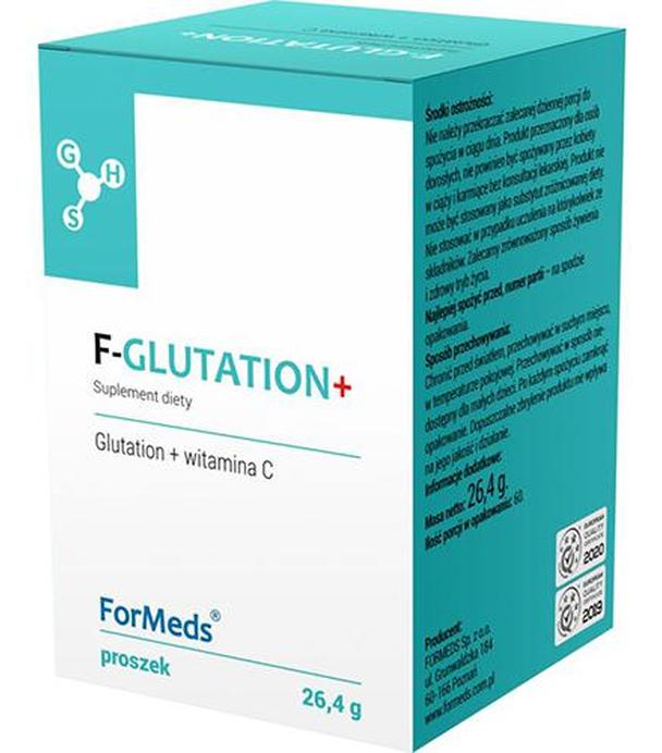 ForMeds F - Glutation+, 26,4 g, antyoksydanty, cena, opinie, właściwości