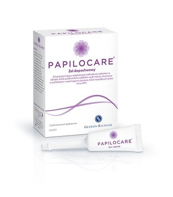 Papilocare, żel dopochwowy, 7 aplikatorów po 5 ml - ważny do 2025-08-31