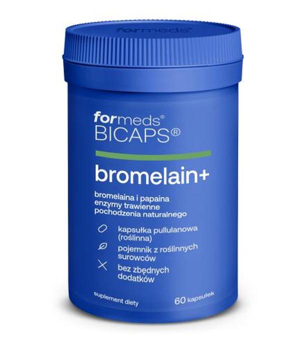 ForMeds Bicaps Bromelain, kapsułki, 60 sztuk
