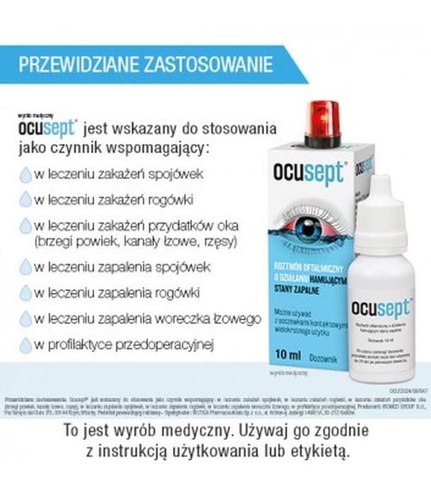 Ocusept, krople do oczu, 10 ml