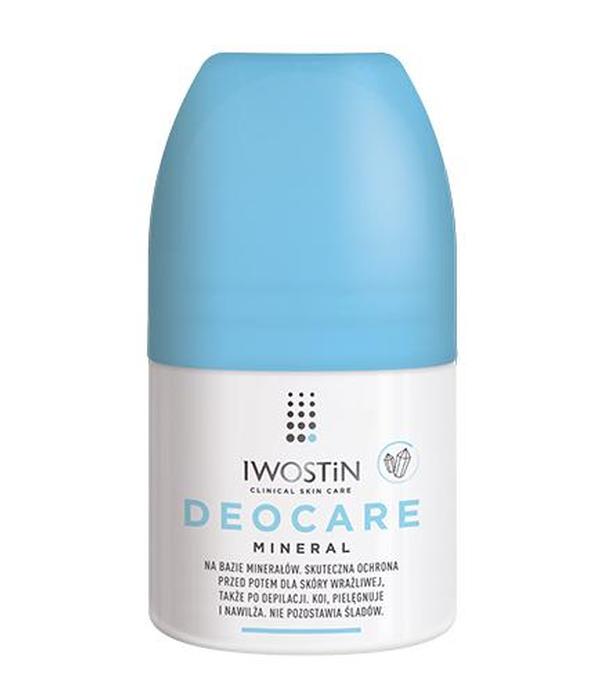 Iwostin Deocare Mineral antyperspirant w kulce - 50 ml - cena, opinie, właściwości  - ważny do 2025-07-31