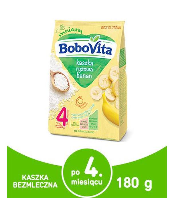 BOBOVITA Kaszka ryżowa o smaku bananowym - 180 g
