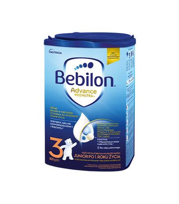 BEBILON 3 JUNIOR Pronutra-Advance Mleko modyfikowane w proszku, 800 g