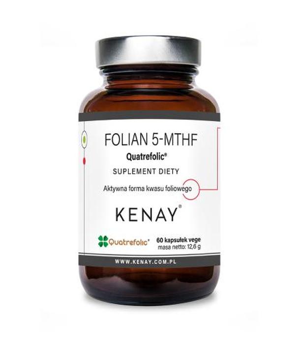 Kenay, Folian 5-MTHF Quatrefolic, kapsułki, 60 sztuk