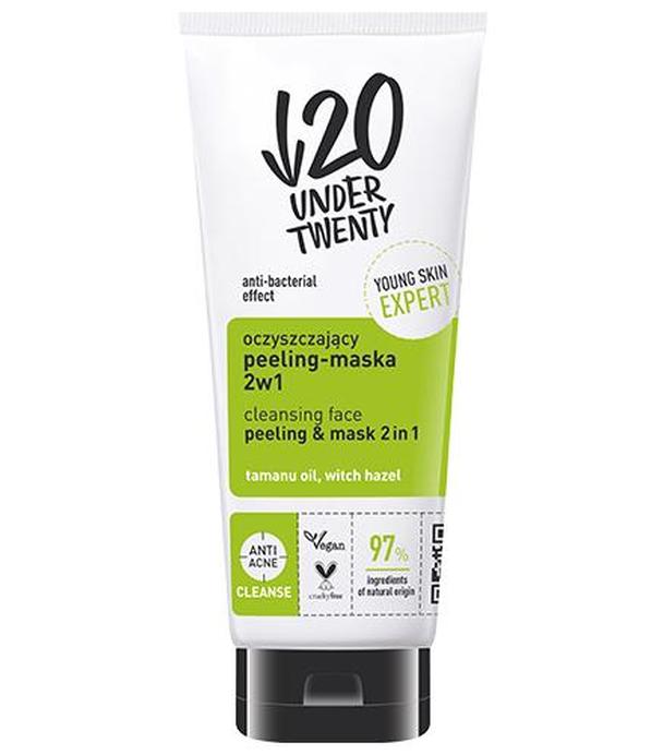 Lirene Under Twenty Oczyszczający peeling-maska 2w1, 100 ml