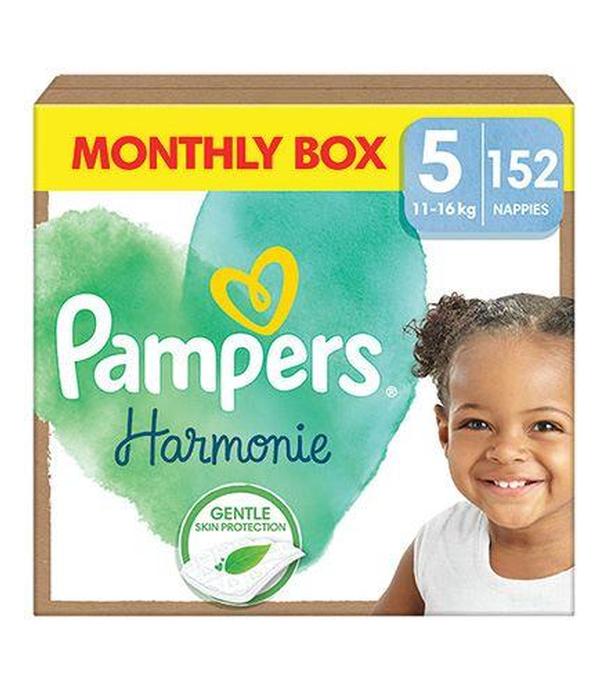 Pampers Harmonie Baby Pieluszki, rozmiar 5, 11 kg-16 kg, 152 sztuk