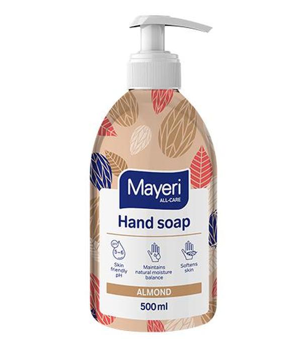 Mayeri All-care Mydło w płynie almond, 500 ml, cena, opinie, właściwości