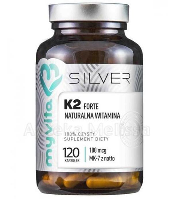 MYVITA SILVER Naturalna witamina K2 FORTE - 120 kaps.