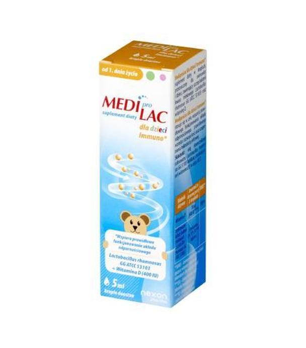 Mediprolac Immuno dla dzieci krople, 5 ml