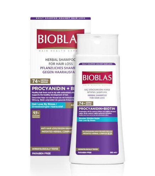 Bioblas Szampon ziołowy na wypadanie włosów dla wszystkich rodzajów włosów, 360 ml, cena, właściwości, składniki