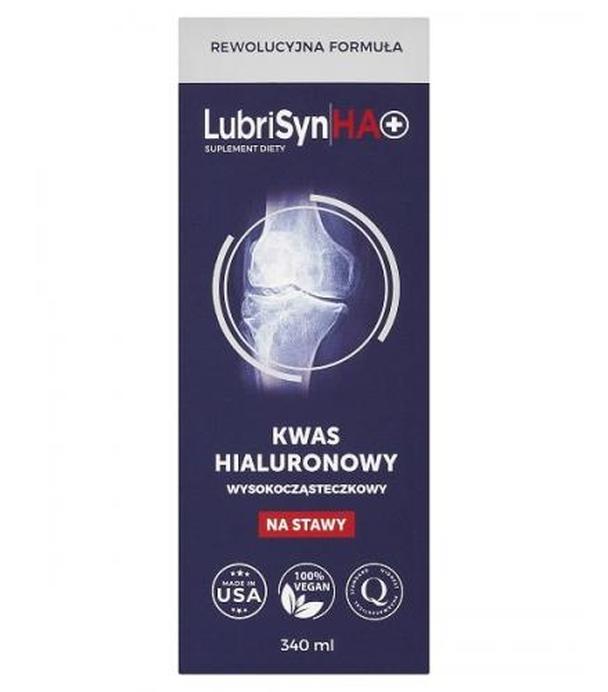 LubriSyn HA+ Kwas hialuronowy wysokocząsteczkowy na stawy, 340 ml