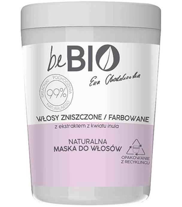 BeBio Naturalna Maska do włosów zniszczonych i farbowanych z ekstraktem z kwiatu inula, 200 ml cena, opinie, właściwości