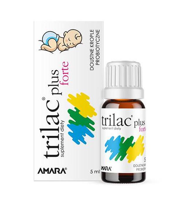 TRILAC PLUS FORTE Krople, 5 ml, cena, wskazania, właściwości - ważny do 2025-07-31