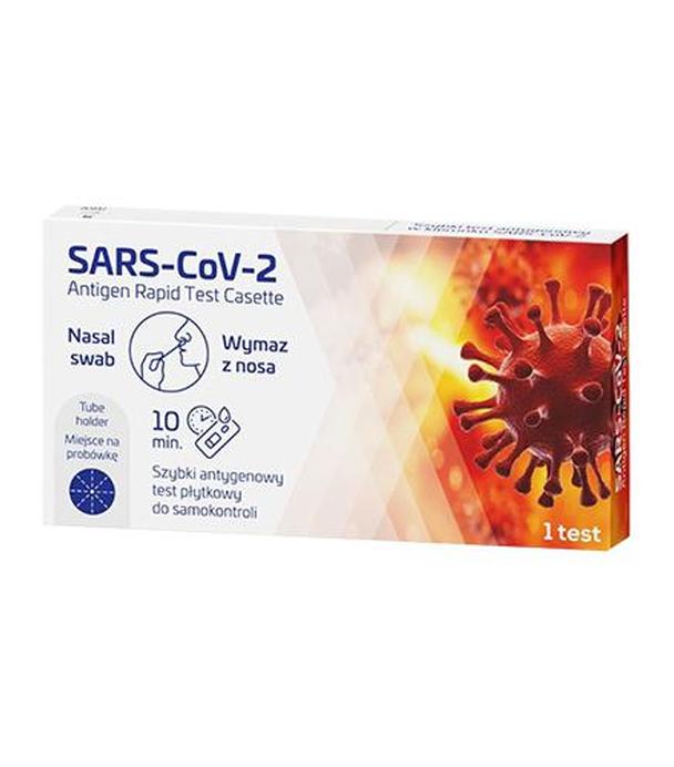 SARS-CoV-2 Szybki Antygenowy Test płytkowy do samokontroli, 1 szt., cena, wskazania, właściwości