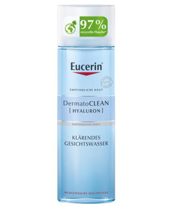 Eucerin Dermatoclean Hyaluron Tonik oczyszczający do twarzy do każdego rodzaju skóry, 200 ml, cena, opinie, skład