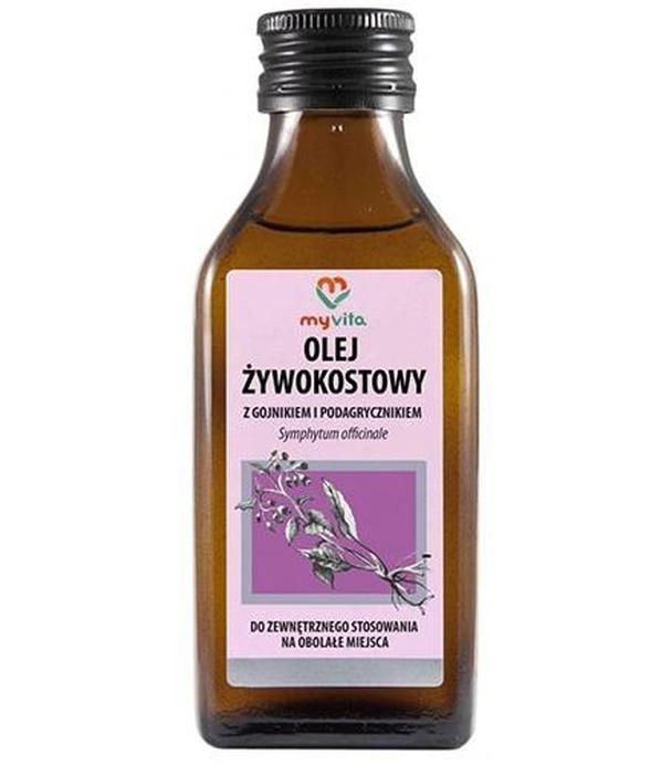 MyVita Olej żywokostowy z gojnikiem i podagrycznikiem, 100 ml, cena, opinie, skład