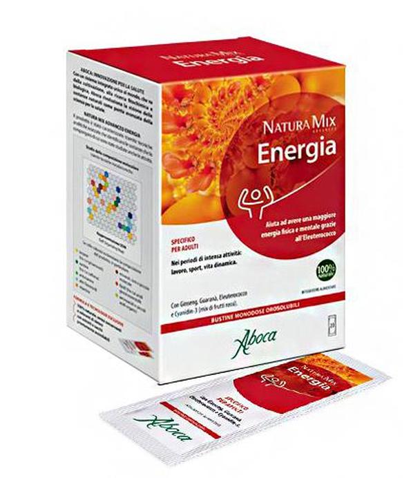 Aboca Natura Mix Advanced Energia - 20 sasz. - cena, opinie, wskazania