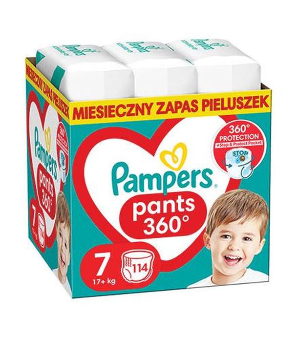 Pampers Pants Pieluchomajtki, rozmiar 7, 17kg+, 114 sztuk