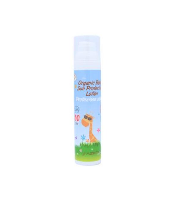 Azeta Bio, Organiczne mleczko ochronne na słońce z filtrami mineralnymi i SPF 50+ dla dzieci od 0m+, 100 ml