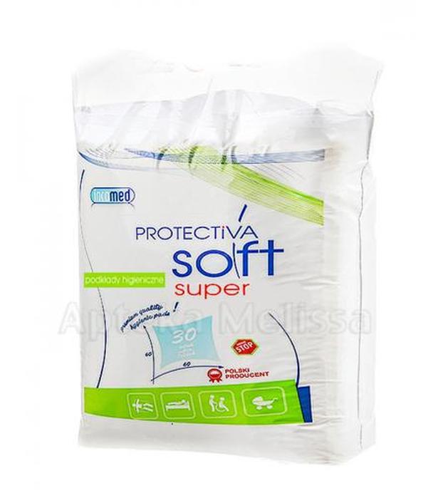 PROTECTIVA SOFT SUPER Podkłady higieniczne 60x90 chłonność 1150 ml, 30 sztuk