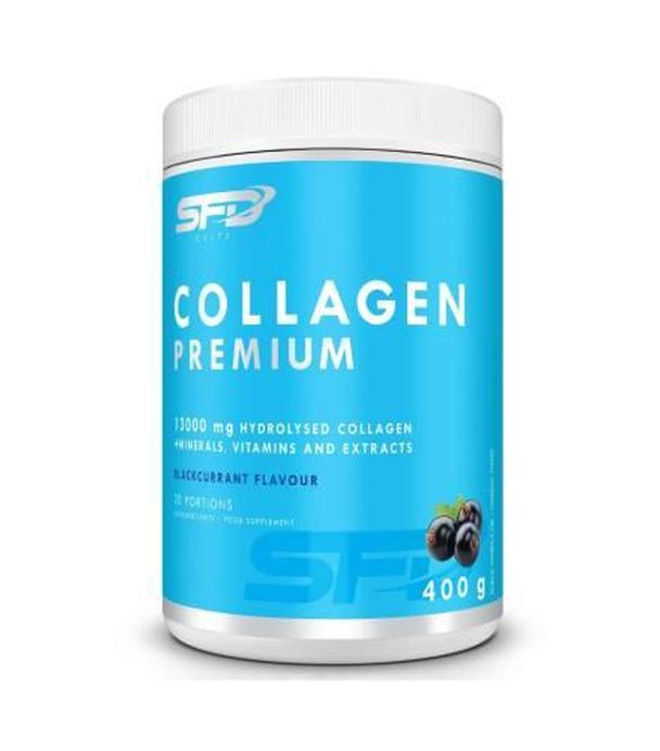 SFD, Collagen Premium blackcurrant, proszek, 400 g