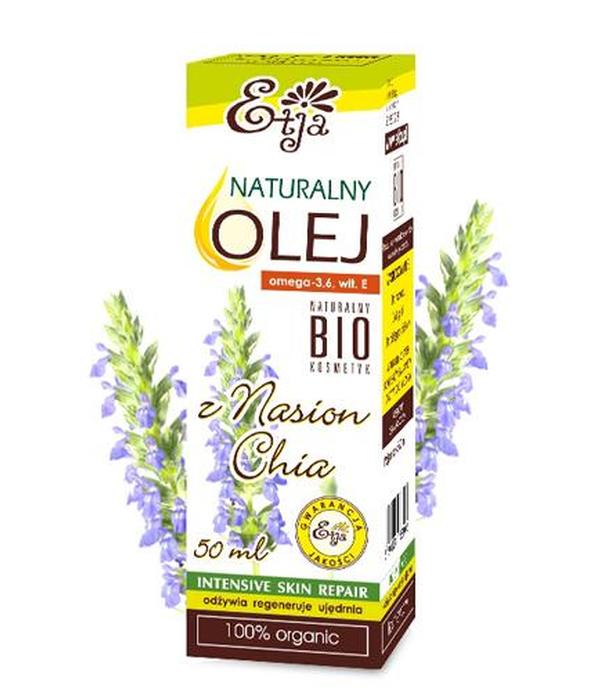 ETJA Naturalny olej BIO z nasion chia - 50 ml