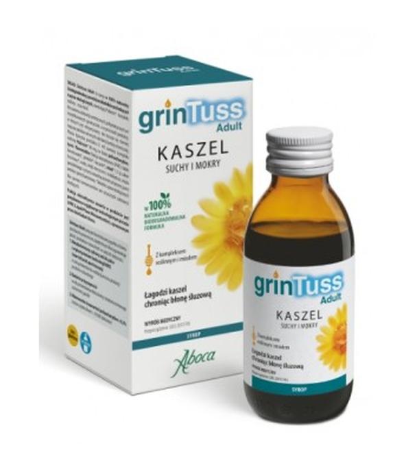 GRINTUSS ADULT Syrop na kaszel suchy i mokry - 210 g