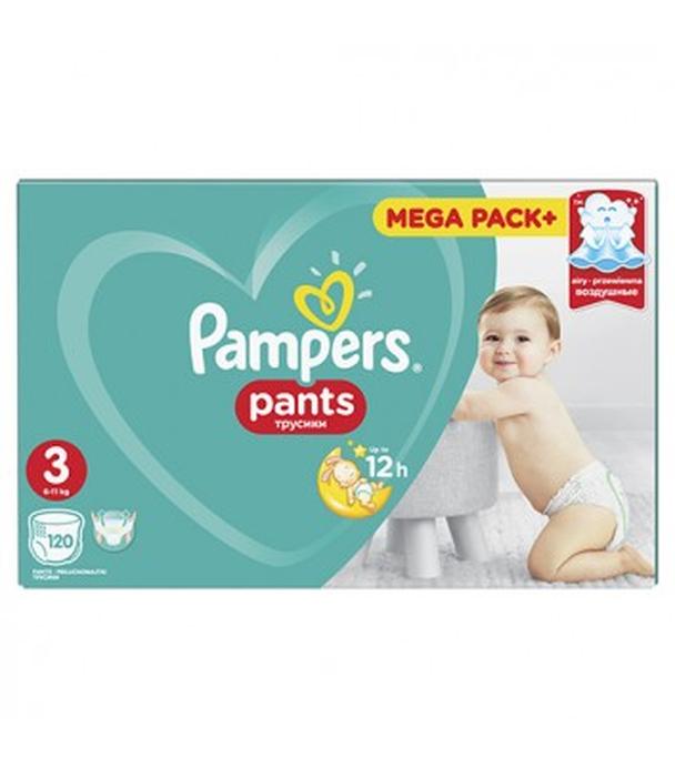 Pampers Pants Pieluchomajtki rozmiar 3, 120 sztuk pieluszek - cena, opinie, właściwości