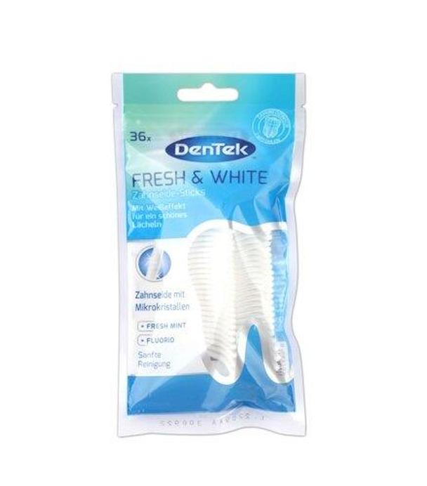 Dentek  Fresh & White Wykałaczki z nicią dentystyczną, 36 sztuk