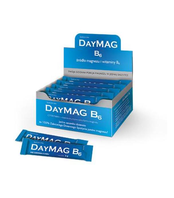 DAYMAG B6 Źródło magnezu i witaminy B6 - 20 sasz.
