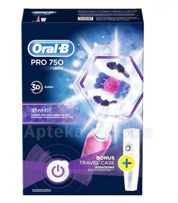 ORAL-B Akumulatorowa szczoteczka elektryczna PRO750 3D White - 1 szt.