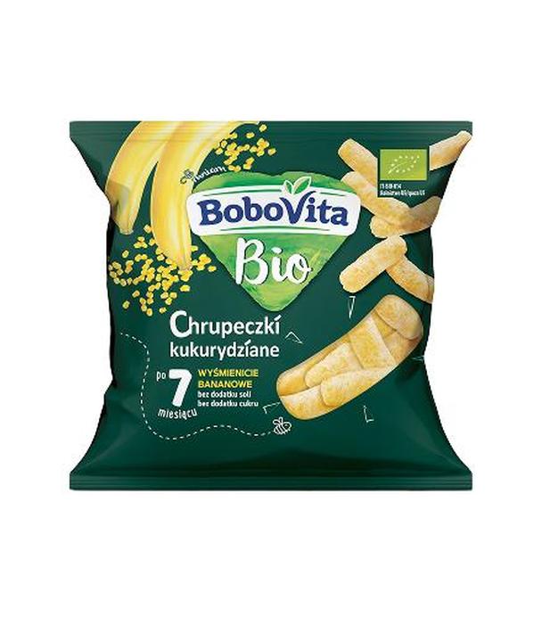 BoboVita Bio Chrupeczki kukurydziane wyśmienicie bananowe po 7 m-cu - 20 g - cena, opinie, właściwości