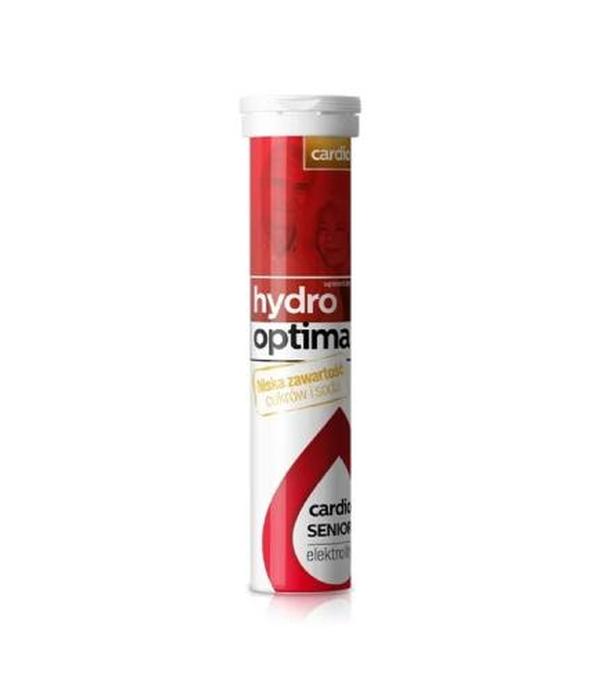 Hydrooptima Senior Cardio, tabletki musujące, 20 sztuk
