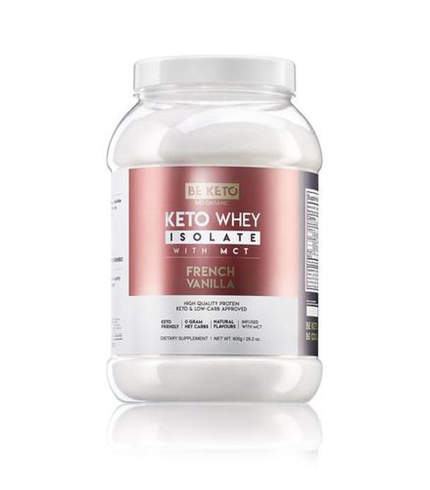 BeKeto KETO Whey Vanilia + MCT, 800 g, cena, wskazania, składniki - ważny do 2025-09-30