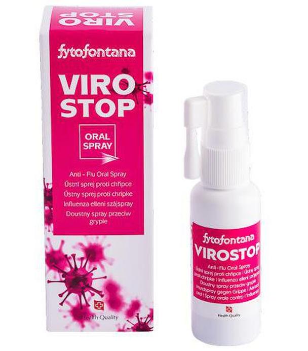 Fytofontana Virostop Doustny Spray przeciw grypie, 30 ml