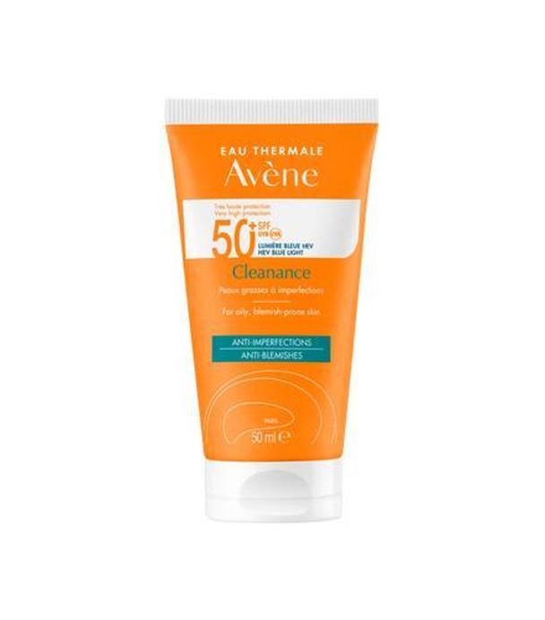 AVENE  Cleanance Bardzo wysoka ochrona przeciwsłoneczna SPF50+, 50ml