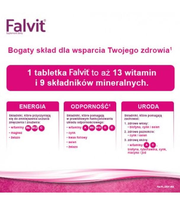 Falvit, tabletki, 60 + 10 sztuk