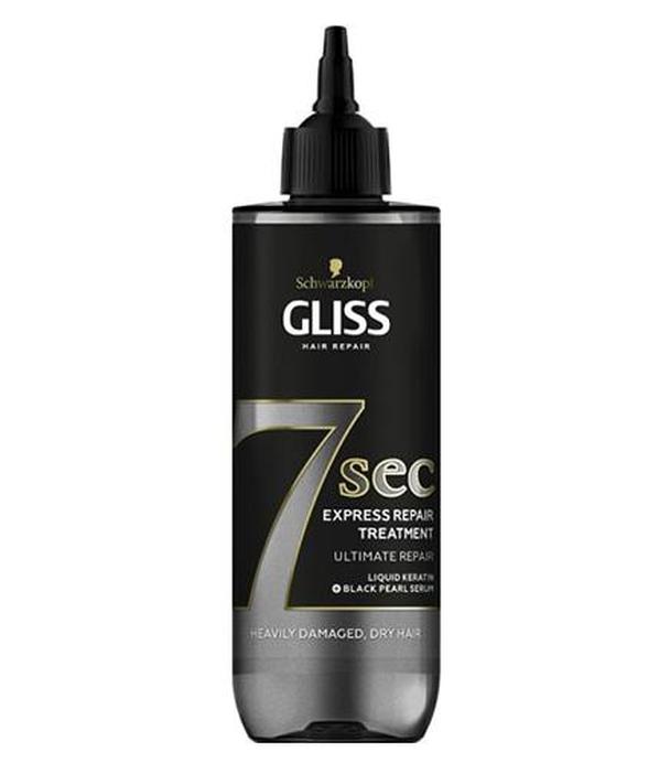 Gliss 7 sec Express Repair Treatment Ultimate Repair Ekspresowa kuracja do włosów - 200 ml - cena, opinie, skład