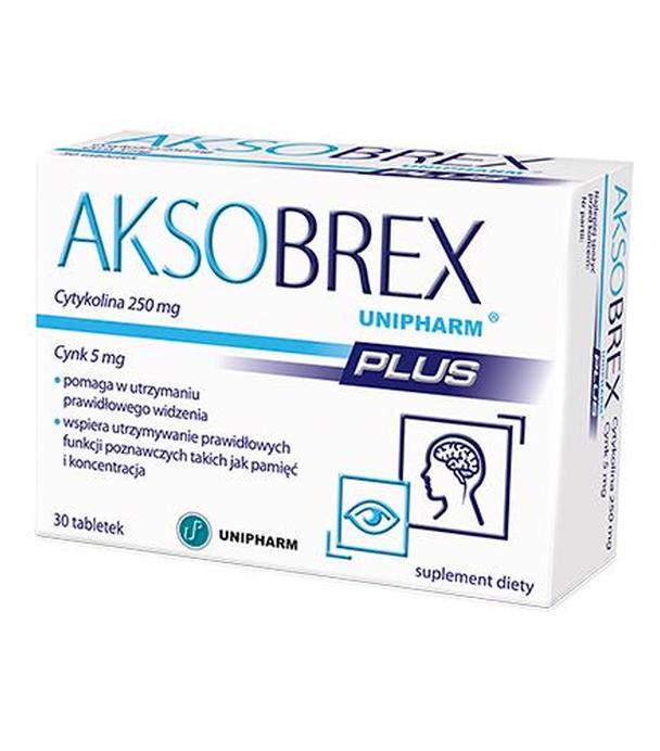 Aksobrex Unipharm Plus, 30 tabletek