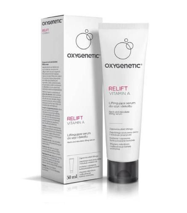 Oxygenetic Relift vitamin A, liftingujące serum do szyi i dekoltu, 50 ml