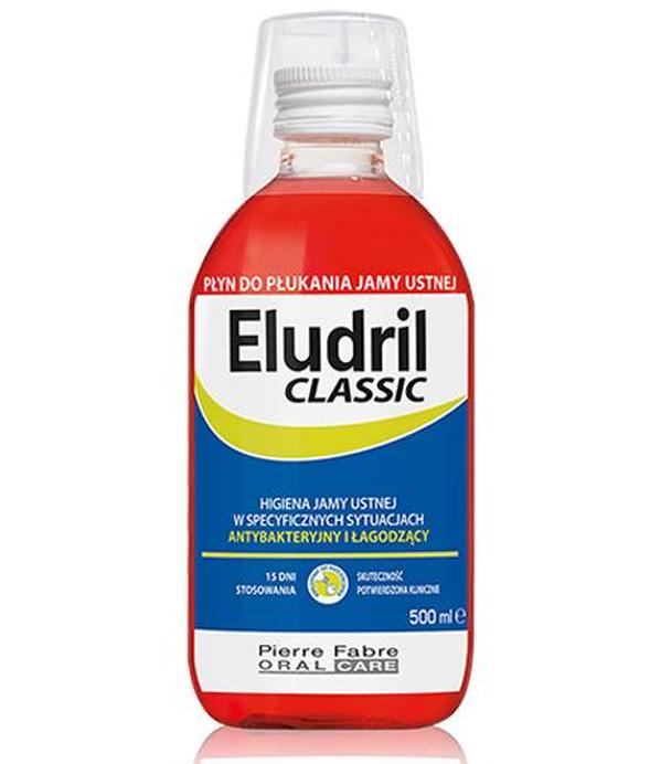 ELUDRIL CLASSIC Płyn do płukania jamy ustnej, 500 ml