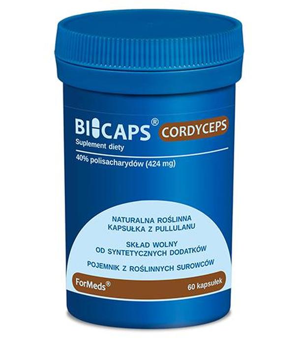 Bicaps cordyceps, 60 kaps., cena, opinie, dawkowanie