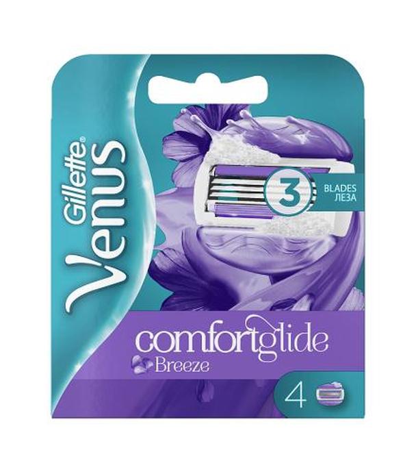 Gillette Venus 3 Comfort Glide Breeze Wkład do maszynki do golenia, 4 szt., cena, opinie, skład