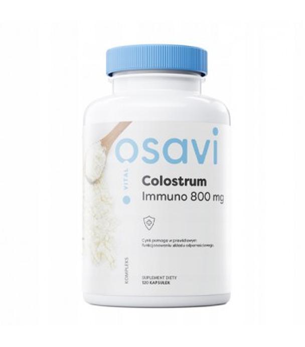 Colostrum Immuno 800 mg, 120 kaps., cena, opinie, wskazania