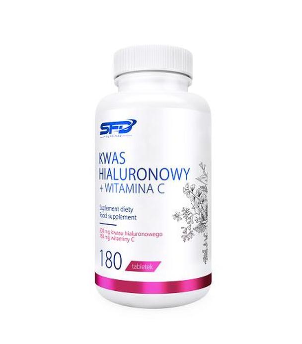 SFD Kwas Hialuronowy + Witamina C, 180 tabletek