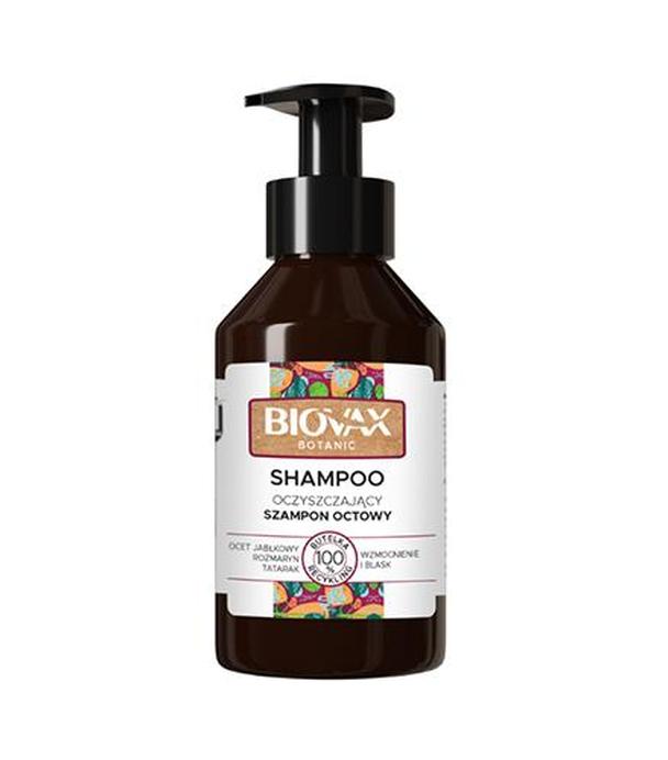 Biovax Botanic Shampoo Oczyszczający szampon octowy - 200 ml - cena, opinie, właściwości
